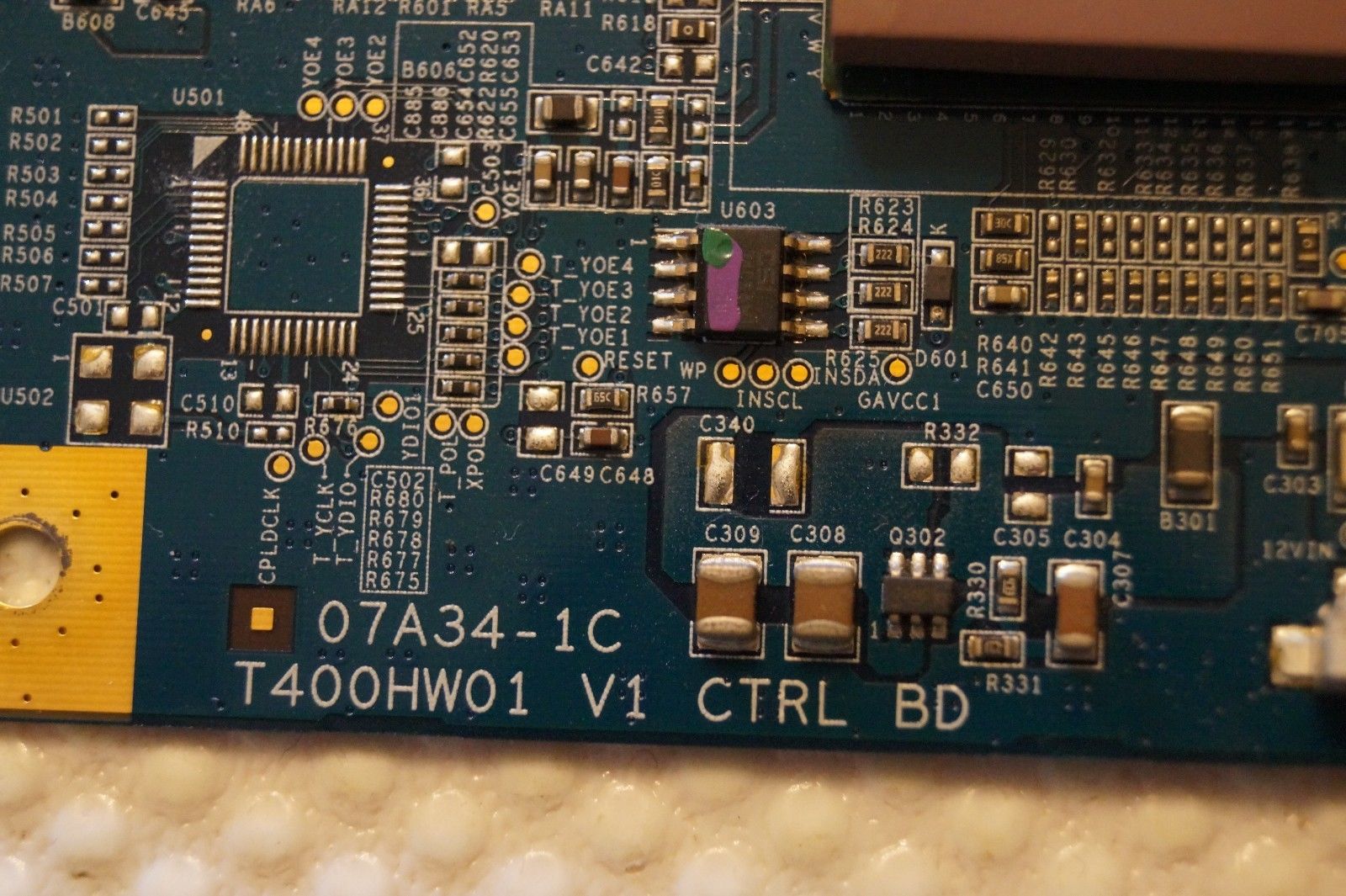 NEUE T-CON BOARD LVDS 07A34-1C T400HW01 V1 FÜR SONY KDL-40V3000 40 \"LCD-TV